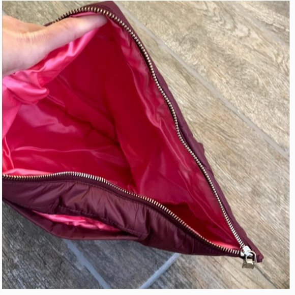 Kate Spade packable down coat jacket deep cherry S - Picture 10 of 11